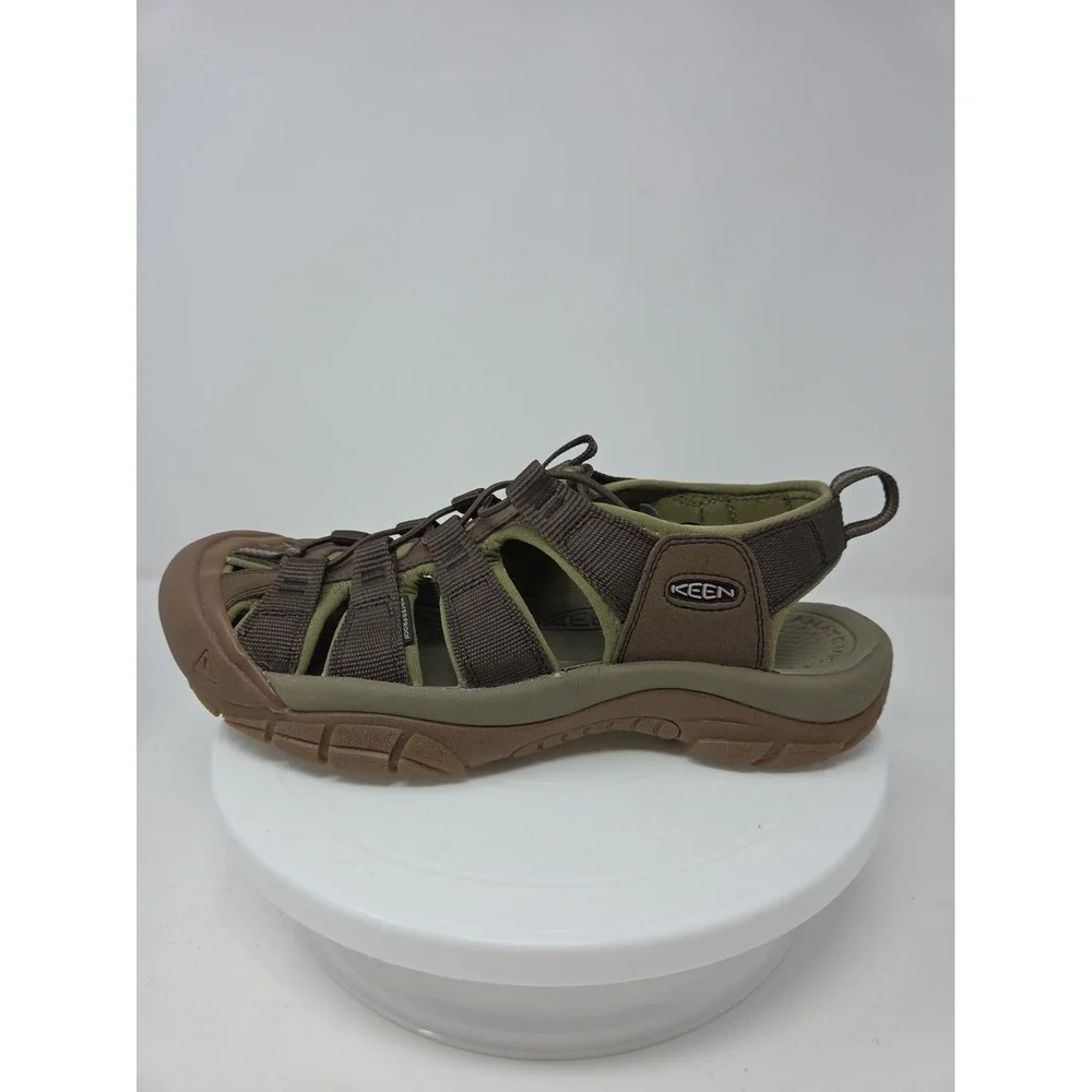 KEEN Men's 10.5 Newport H2 Sandal Olive Drab/Canteen 1025999